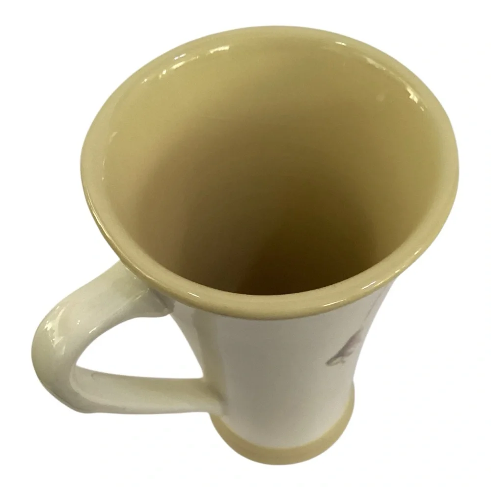 Vintage Marjolein Bastin Birdhouse Mug Coffee Latte Tall Tea Signed Birds Cup - Picture 4 of 7